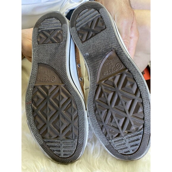 Converse All Stars Ladies Size 6/Copper Metallic/Low Top - Picture 4 of 5